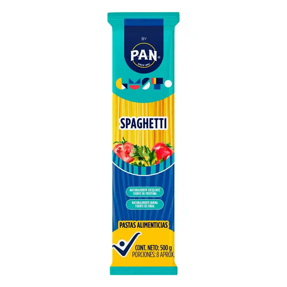 Pastas Pan Alimenticias Spaghetti (500 Gr)