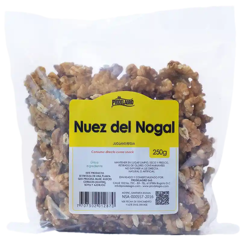 Prodelagro Nuez del Nogal sin Cáscara