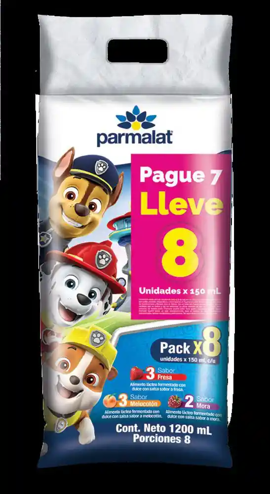 Alimento Lacteo Pack P7 Ll8 Parmalat