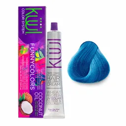 KUUL Tinte en crema para Coloración de Fantasía Tono Azul Neon