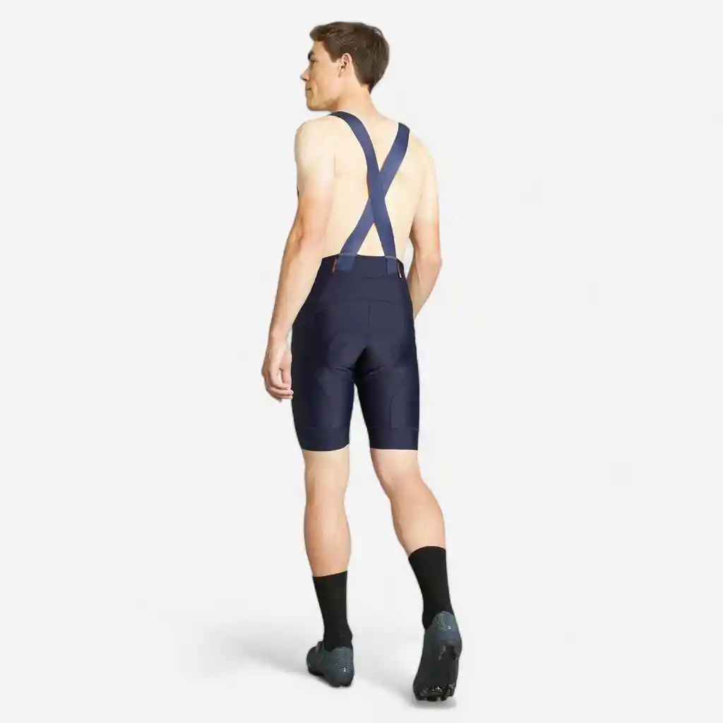 Badana Con Tirantes Ciclismo Mtb Para Hombrerockrider Xc Marathon Azul Oscuro