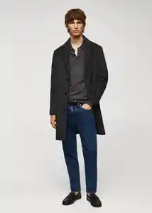 Abrigo Dalan Gris Talla L Hombre Mango
