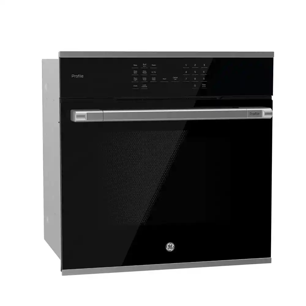 Horno de Convección a Gas Acero Inoxidable Con Vidrio Negro Ge Hgp6065lwi1