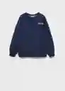 Buzo Sudadera Almost Navy Talla 12 Niños Mango