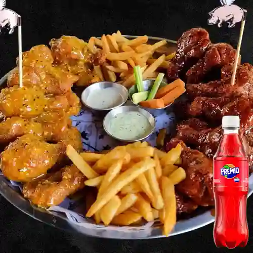 Combo Chicken Wings X 6 + Premio 400 ml