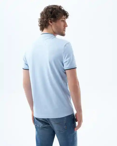 Camiseta Hombre Azul Talla S 800G003_AZU193920 Americanino