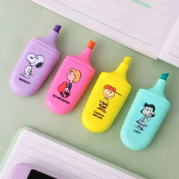 Set de Plumones Serie Snoopy Colorful Vintage Miniso