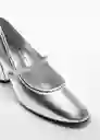 Zapatos Sofi Plata Talla 41 Mujer Mango