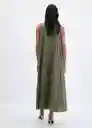 Vestido Turmalin-A Khaki Talla XS Mujer Mango