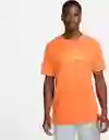 Nike Camiseta Df Tee Run Trail Para Hombre Naranja Talla XL