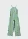 Enterizo Mono fe Verde Talla XL Mujer Mango