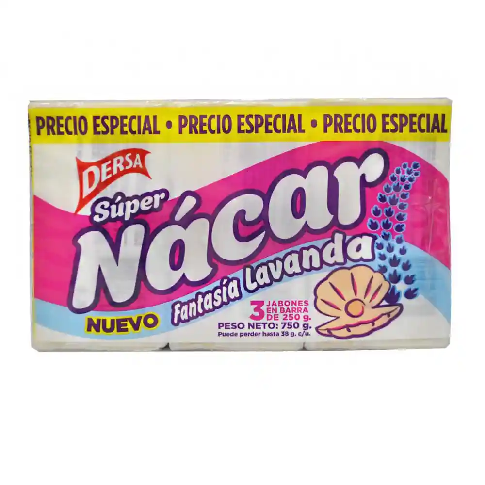 Nacar Super Jabon En Barra