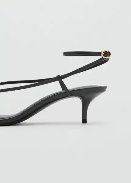 Sandalias Sora Negro Talla 37 Mujer Mango