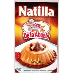 De La Abuela Mezcla para Preparar Natilla Sabor a Arequipe