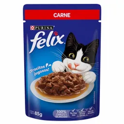 17 x Felix Alimento Para Gato Con Sabor a Carne en Salsa