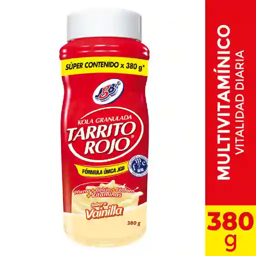 Tarrito Rojo Kola Granulada Sabor Vainilla