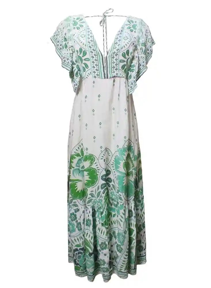 Vestido Largo M-beige