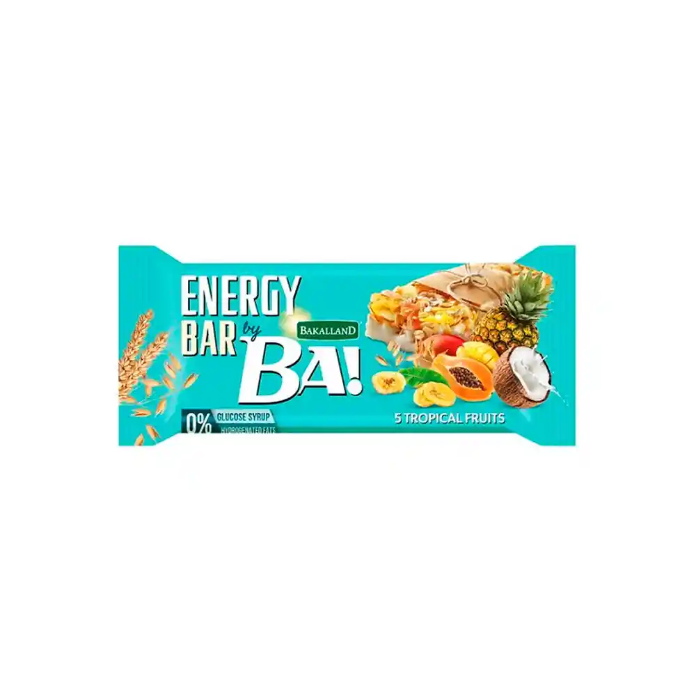 Energy Bar By Ba! Cereal en Barra Tropical Fruits