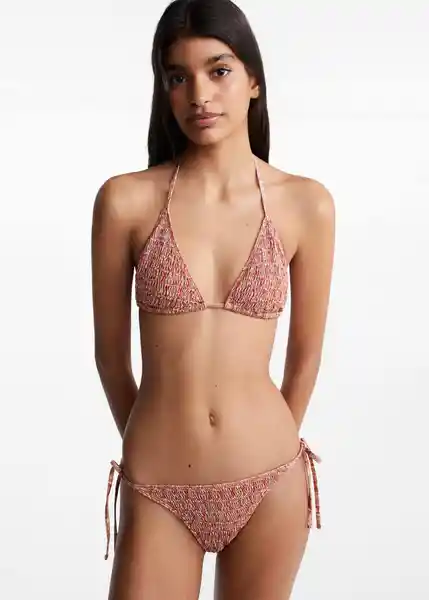 Bikini Flor Terracota Talla 18 Niñas Mango