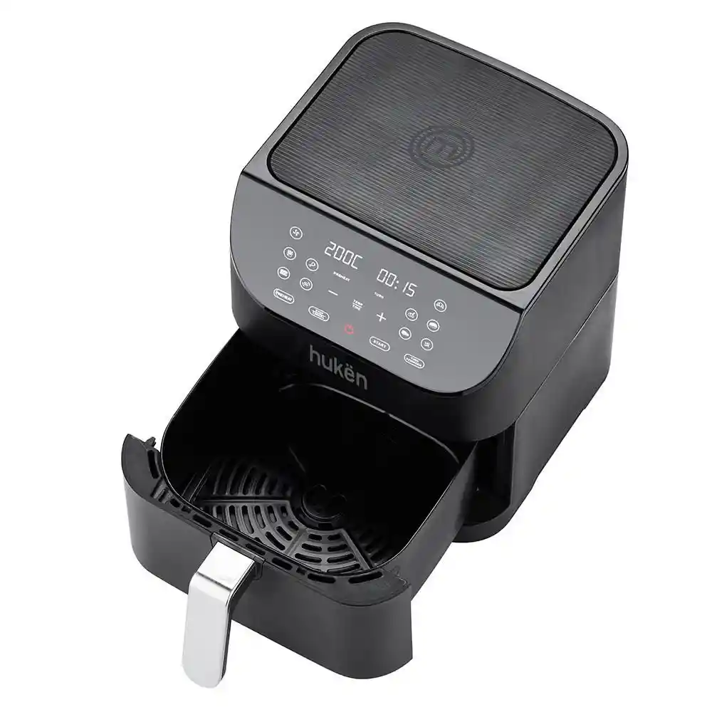 Freidora de Aire Digital Huken Digital Negro Mkaf6black