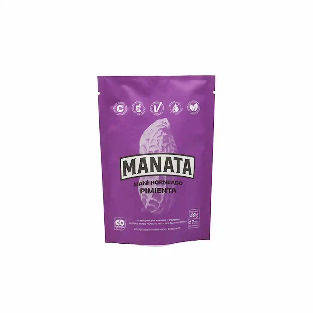 Manata Maní Horneado Pimienta