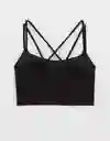 Top Aerie Negro Talla Large American Eagle 1264073