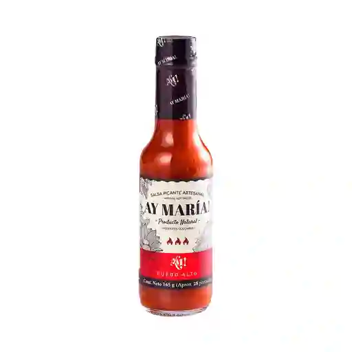 Ay Maria Salsa Picante Artesanal  Fuego Alto 