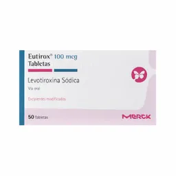 Eutirox (100 mcg) 50 Tabletas