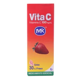 Vita C Vitamina Sabor a Fresa (100 mg)