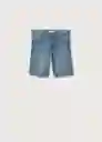 Bermudas John Tejano Medio Talla 08 Niños Mango