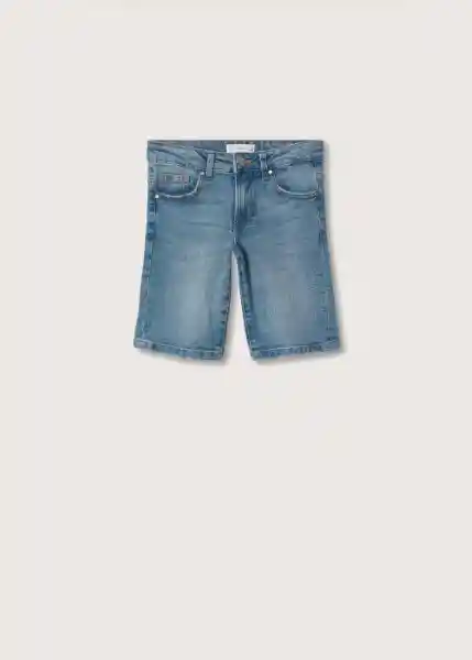 Bermudas John Tejano Medio Talla 08 Niños Mango