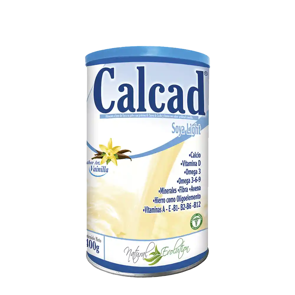 Calcad Suplemento Alimenticio Soya Light Sabor a Vainilla