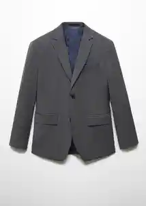 Blazer Americana Brasilia Gris Talla 52 Hombre Mango
