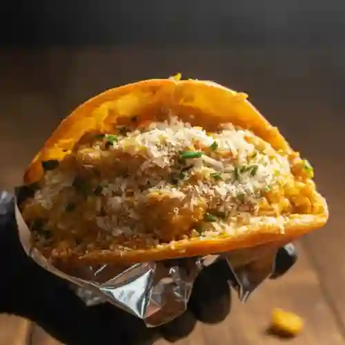 Rellena Frita de Butter Chicken