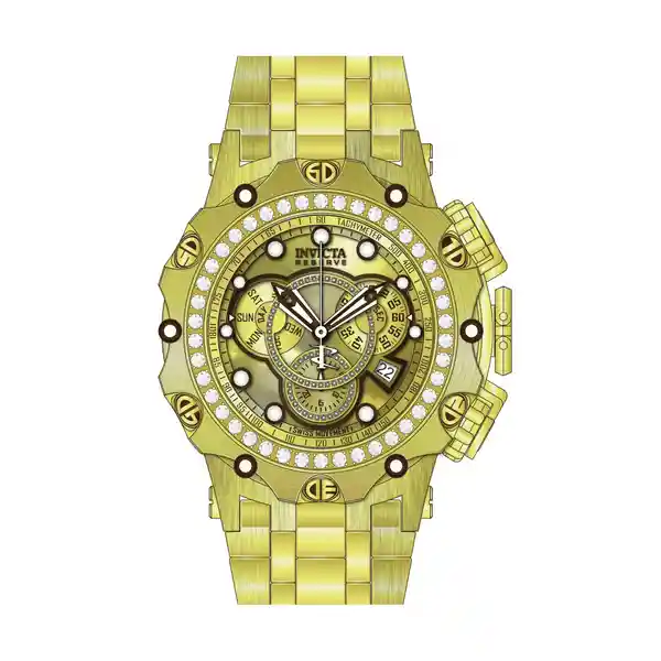 Invicta Reloj Hombre Oro 35560