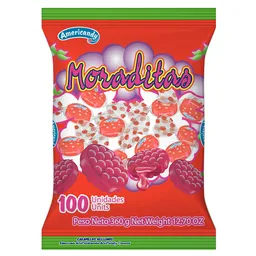 3 x Moraditas 100Und Fruticandy