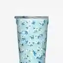 Corkcicle Vaso Tumbler Floral Azul 16 Oz