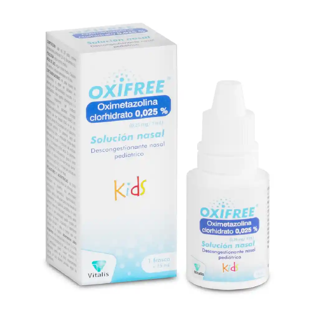 Oxifree Kids Oximetazolina 0.25 Mg Solucion Nasal