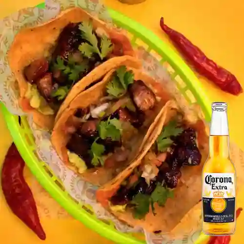 Combo Chicano + Corona 330 ml