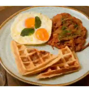 Waffle de Carne