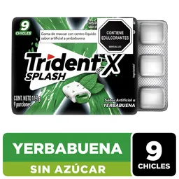 Goma Trident Mascar Sin Azúcar Centro Liquido (17.1 Gr)
