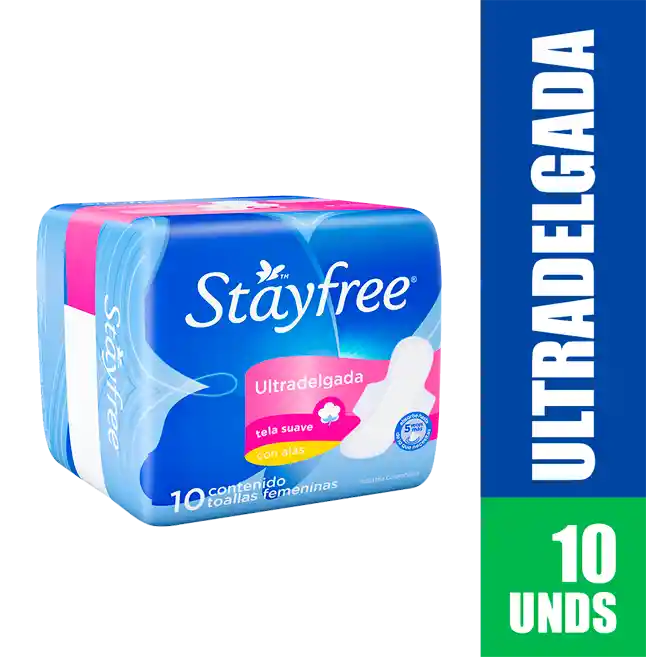 Stayfree Toalla Higiénica Ultra Delgada