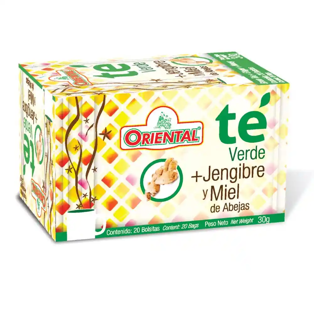 Oriental Te Verde con Jengibre