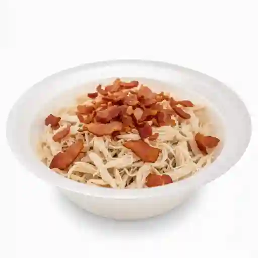 Porción de pollo y tocineta