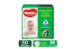 Huggies Pañal Active Sec Etapa 2/M 50 Und
