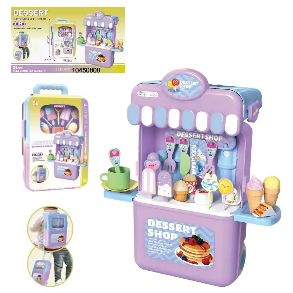 Maleta 3 en 1 Con Accesorios de Cocina