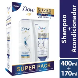 Dove Shampoo Reconstrucción Completa + Acondicionador 60