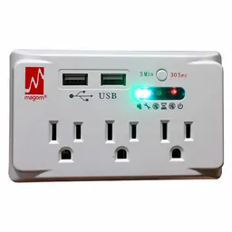 Magom Protector Voltaje Con Entrada Usb