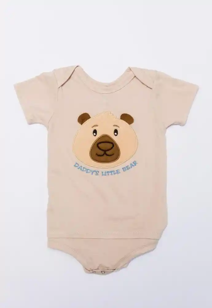 Body Manga Corta 6/9 Meses-ivory