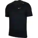 M Nk Df Rise 365 Ss Talla S Camisetas Negro Para Hombre Marca Nike Ref: Cz9184-013